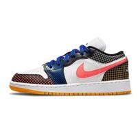 Air Jordan 1 Low MMD BG Daugiavaisių Tinklelių Vaikų Sportbačiai Daugiaspalviai Balti Juodi DH7547-100 38