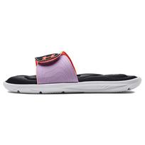 Under Armour  Ignite 9 Slide White Black Women Sneakers Purple 3022717-112 44.5 gray
