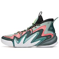 Anta Shock The Game 4 Crazy Tide Men Sneakers Green Pink Black 112031602-1 42