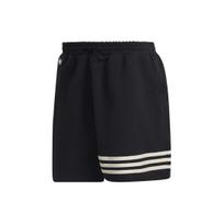 Adidas Originals Classic Striped Series Straight Leg Casual Shorts Men Bottoms Black HN6594 XS