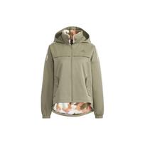 Adidas Sport Performance Embroidered Logo Zip Hoodie Jacket Women Outerwear Green H09762 XL