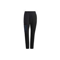 Adidas Pattern Spliced Running Training Straight-Leg Sports Pants Women Bottoms Black HC0277 S black