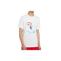 Nike Basketball Hoop Print Short Sleeve T-Shirt Men Tops White CK9514-100 XXL