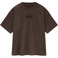 Fear of God Essentials Short-Sleeve Tee Heather Wood Women Tops Brown 125SU245442FW M black