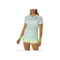Asics Game SS Quick-Dry Breathable Knit Short Sleeve T-Shirt Women Tops Light-Blue 2042A301-409 L white