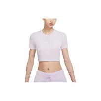 Nike Sportswear Essential Solid Logo Embroidered Short Sleeve T-Shirt Women Tops Purple DD1329-530 L white