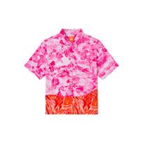 Vans Collina Strada Logo Gradient Print Polo Shirt Unisex Shirts Pink VN00039R22W S