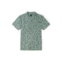 Vans Bandana All Over Print Logo Polo Shirt Men Shirts Green VN0A5KMOYV2 M gray