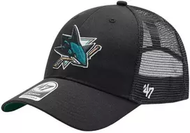 47 Brand NHL San Jose Sharks „Branson“ kepurė su snapeliu H-BRANS22CTP-BK juoda, vieno dydžio
