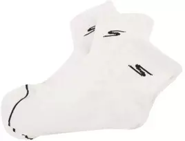 Skechers 3 porų vyriškos trumpos „Prem Basic“ kojinės S119050H-WHT baltos 43-46