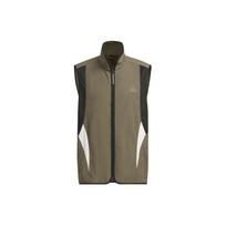 Adidas Future Style Woven Vest Casual Zip Stand Collar Sports Vest Men vest Tree-Branch-Brown JI9887 L