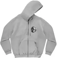 Džemperis su užtrauktuku Prosto P Rim Zip Hoodie KL261MSWE2121 pilkas L