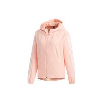 Adidas Neo Solid Color Classic Three Stripe Zip-Up Hoodie Women Jacket Pink EI4269 M