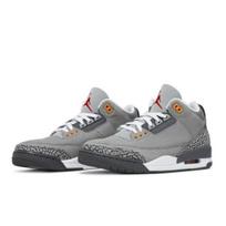 Air Jordan 3 Mid Cool Grey 2021 Vyriški Retro sportbačiai CT8532-012 EU 35.5 apelsino žievelės spalva/sidabras