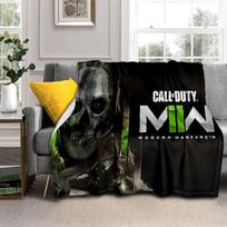 3D Call of Duty, COD žaidimas, Žaidėjo HD pledas, Minkštas metamas pledas namams, miegamajam, lovai, sofai, iškylai, kelionei, biurui, uždangalas vaikams 75x90cm