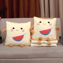 Cartoon 2-in-1 Pillow Blanket Pillow 45x45cm, Blanket 120x160cm