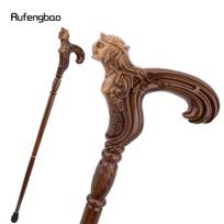 Karalienė Ruda Medinė Madinga Lazdelė Dekoratyvinė Vampyro Cosplay Šventės Medinė Lazda Helovino Kūjalis Lazdelė Kryžiuočio Lazda 93cm brown