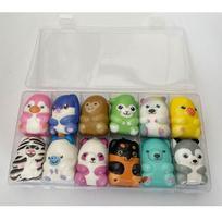 6 or 12 Pcs Kawaii Slow Rising Squishy Toys Cute Stress Relief Squeeze for Kids Adults Random Party Favor Bag Stuffers