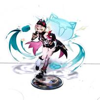 Genshin Impact Xilonen Kinich Mualani Acrylic Stand Figure Creative Anime Toy Gift 15cm white