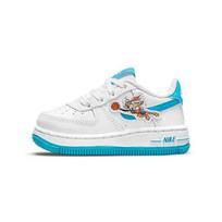 Space Jam x Nike Air Force 1 06 TD Hare Baby Sneakers White Light-Blue-Fury DM3356-100 26