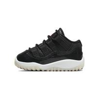 Air Jordan 11 Retro Low TD 72-10 Baby Sneakers Black White Sail 505836-001 26 black
