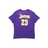 Nike LeBron James Lakers NBA Jersey T-Shirt Men Tops Purple AR4887-557 S