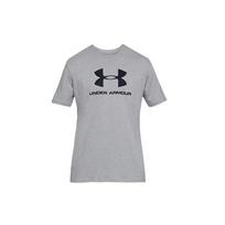 Under Armour Sportstyle Training Straight-Leg T-Shirt Men Tops Light-Grey 1329590-036 L gray