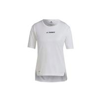 Adidas Terrex W Mt Tee Outdoor Sports Round Neck Short Sleeve Women Tops White H53387 L