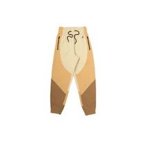 Jordan Retro Loose Fit Patchwork Sweatpants Women Bottoms Beige CQ6674-783 XXL