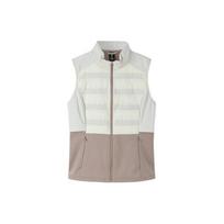 Anta Color Block Sleeveless Vest With Zipper Stand Collar Women Vests 162245902-1 L