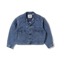 Levis Vintage Wash Loose Fit Short Denim Jacket Women jackets Blue 17728-0002 XS