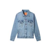Levis Solid Color Ripped Collar Denim Jacket Unisex jackets Blue 85248-0018 L