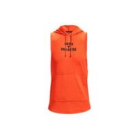Under Armour Letter Pattern Breathable Sleeveless Sports Vest Men Vests Orange 1365215-851 XXL