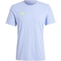 Adidas Adizero Essentials Round Neck Printed Casual Short Sleeve T-Shirt Men Tops Light-Blue IX2842 M gray