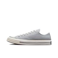 Converse Chuck 70 Vintage Canvas Low Grey Area Unisex Sneakers Egret Black A09145C 36.5