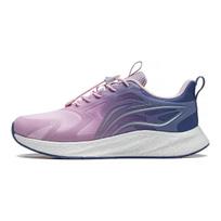 Li Ning Vaikams apsauginis lizdas V2 Apvalus galas Patogūs Anti-Kick Smūgius sugeriantys žemi bėgimo bateliai Vaikams Bėgimo bateliai Violetiniai YKFT076-4 35