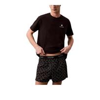 Calvin Klein Comfortable Soft Printed Mid-Rise Sleep Pants Men bottoms Black NB4249-001 M