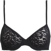 Calvin Klein Unlined Triangle Comfortable Simple Vest Bra Women Underwear Black 000QF7491E-UB1 XS