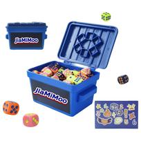 Fast-paced Family Dice Games, Dumpster Games, Fun 2/4/6 Player Board And Dice Games, 80 Dice And Doodle Stickers, Family Game Nights One Size