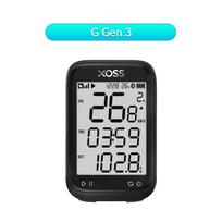 XOSS G3/G3+ GPS dviračio kompiuteris G/G+ 3-os kartos galios matuoklis Kadencijos Greičio Dviračio spidometras G3 Plus Vandeniui atsparus Šviesos Ryšys Važiavimas dviračiu G Gen.3