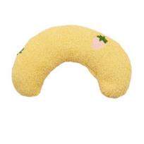 U-Shaped Pet Pillow Cat Sleep Pillow Soft Plush Neck Support Cushion Pet Snuggle Pillow for Puppies Kittens geltona
