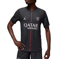 Jordan Paris Saint-Germain FW25 2025/26 Rungtynių Ketvirtasis Dri-FIT ADV Kvėpuojantis Spalvų Bloko Trumpomis Rankovėmis Futbolo Marškinėliai Vyrams Viršūnės HQ4208-045 L