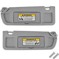 Honda Civic Sun Visor Sunshade for 2006-2011 Models - Anti-Peeping and Sun Blocking 09-11 Driver (no light) Warm Gray