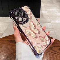 Case For OPPO A3 A5 A6 PRO A6X A79 A78 A38 A18 A17 A16 A1 A2 A3X A5X A98 A58 Fashion Butterfly Plating Soft Silicone Cover OPPO A5 5G