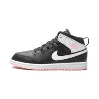 Air Jordan 1 Mid PS Black Arctic Punch Kids Sneakers White 640737-061 35