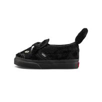 Vans Slip-On Velcro Toddler Cat Baby Sneakers Black True-White VN0A4VJL6BT 25.5 black