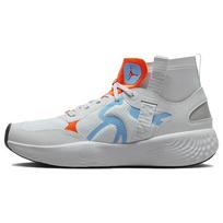 Air Jordan Delta 3 Mid Pure Platinum Chambray Total Orange Men Sneakers White Dark-Shadow DR7614-004 44