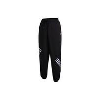 Adidas Neo Solid Stripe Casual Tapered Knit Sports Pants Women Bottoms Black HN2388 S