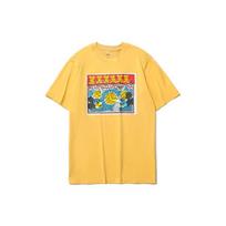 Li-Ning X Disney Mickey X Keith Haring Printed Crew Neck Sports Tee Men Tops Light-Ochre AHSR499-4 M