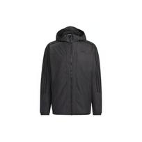 Adidas Classic Three-Stripe Zip Hoodie Jacket Men Outerwear Black HM2722 S